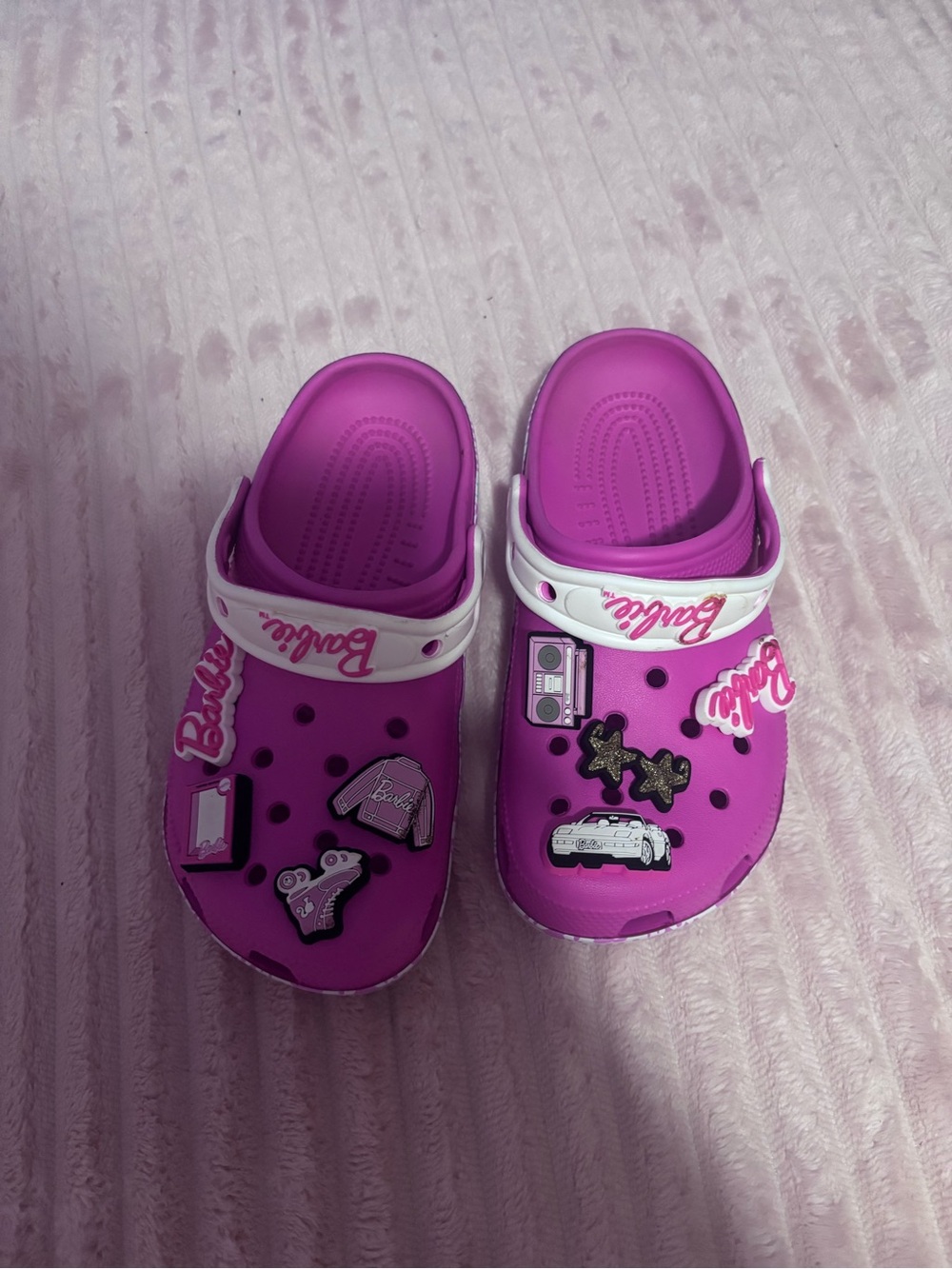 Croc’s Barbie Pink Slip-On Clog Shoes